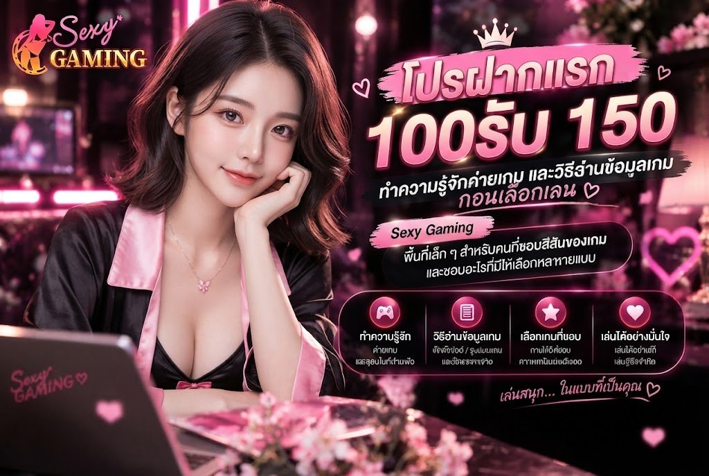 โปรฝากแรก100รับ 150